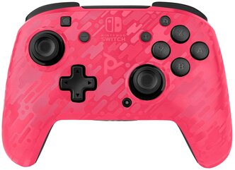Аксессуар для Nintendo Switch: Беспроводной контроллер Faceoff Pink Camo