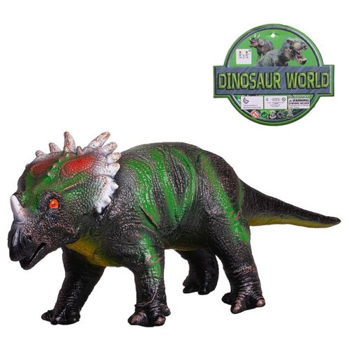 Звуковая фигурка Большой динозавр Трицератопс, 60 см. Junfa