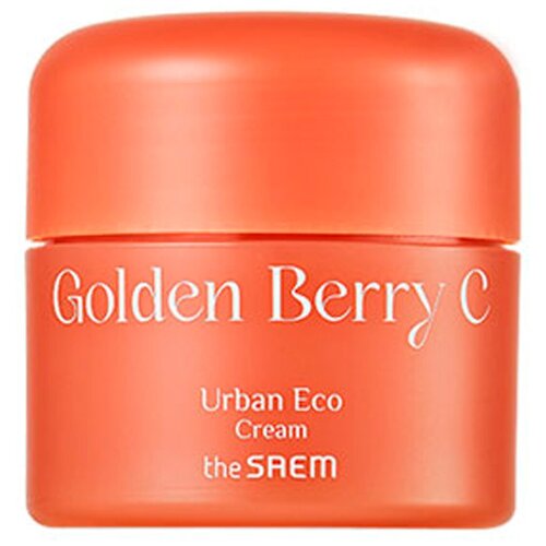 Крем для лица с экстрактом физалиса The Saem Urban Eco Golden Berry C Cream, 50 мл крем для лица the saem urban eco golden berry c 50 мл