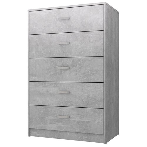 Комод Лофт 5 ящиков Lime-Pro Бетон 790*497*1237