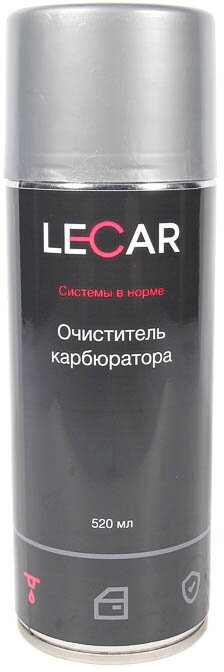 Очиститель карбюратора (520 мл) (аэрозоль) LECAR LECAR000050611