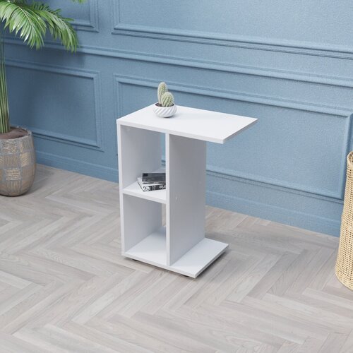 Журнальный стол Velardy Reliable X, 47x21x63см, Белый