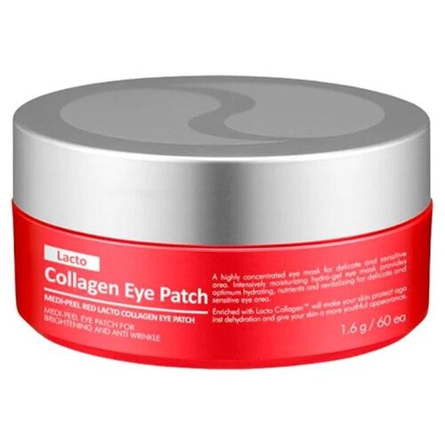 Антивозрастные патчи с коллагеном MEDI-PEEL Red Lacto Collagen Eye Patch, 60 шт патчи medi peel red lacto collagen eye patch 60 шт