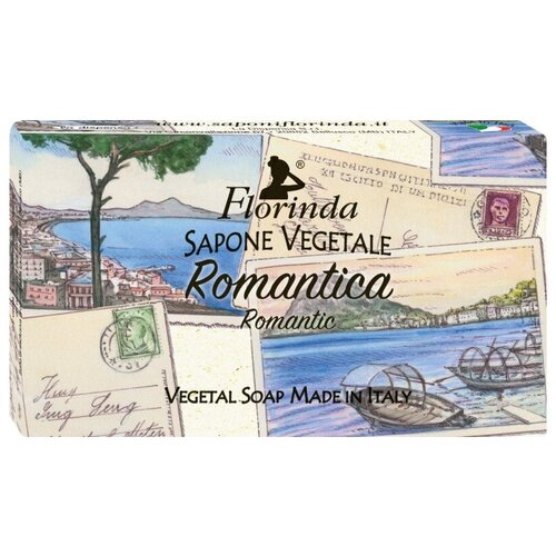 Florinda Мыло кусковое Сладкая жизнь Romantica парфюм, 99 мл, 100 г