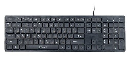 Клавиатура Oklick 520M2U черный/черный USB slim Multimedia