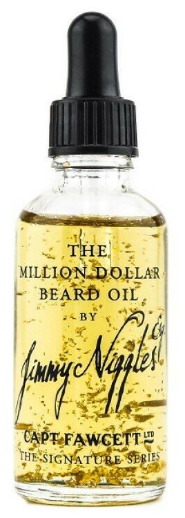 Captain Fawcett Масло для бороды Jimmy Niggles Million Dollar Beard Oil, 40 г, 50 мл