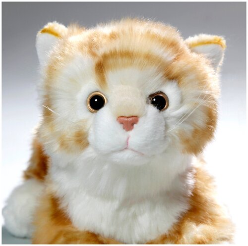 Мягкая игрушка LEOSCO Котёнок рыжий 22 см