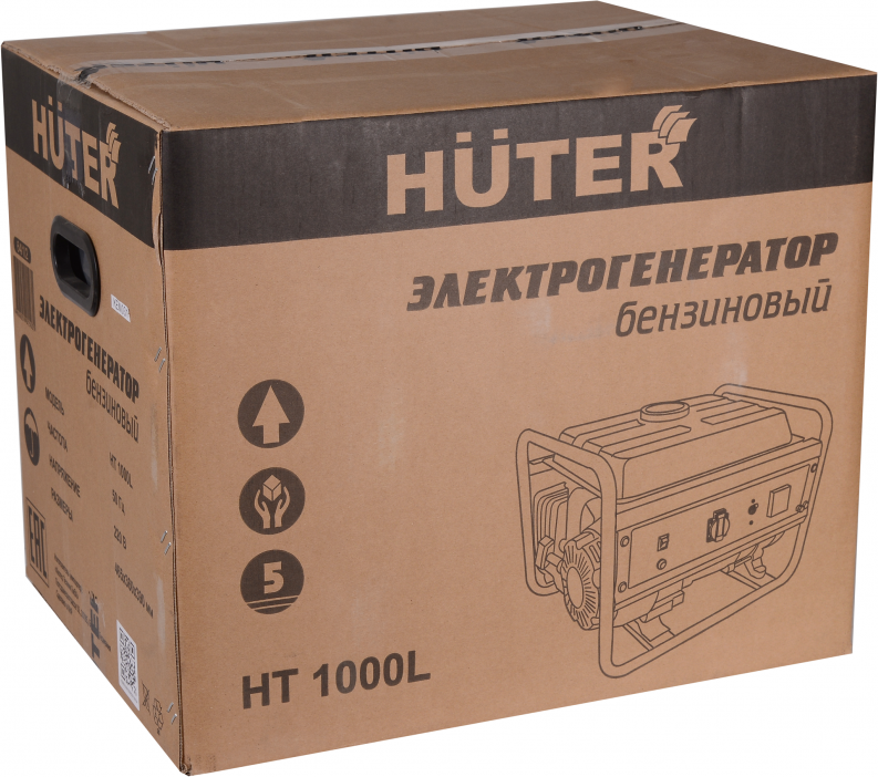 Портативный бензогенератор HUTER HT1000L