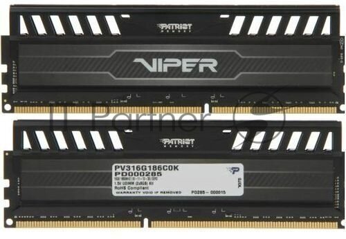 Оперативная память 16Gb DDR-III 1866MHz Patriot Viper 3 Black Mamba (2x8Gb KIT) (PV316G186C0K) - фотография № 18