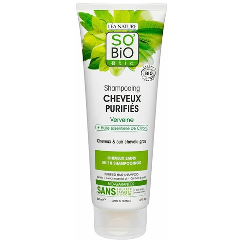 Шампунь «сильные волосы» SO’BiO etic 250 мл