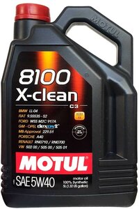 Масло моторное MOTUL 8100 X-CLEAN 5W40 5л