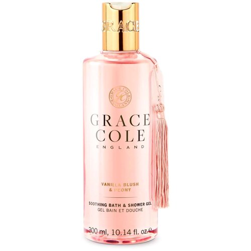Гель для душа и ванны Grace Cole Vanilla blush & peony, 300 мл, 300 г