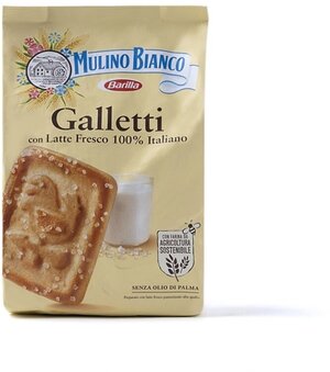 Печенье Mulino Bianco Galletti с сахарными кристаллами