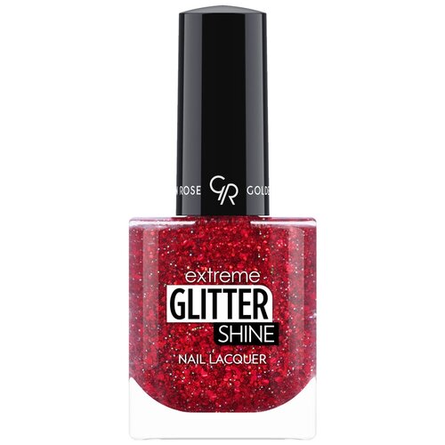 Golden Rose Лак для ногтей Extreme Glitter Shine Nail Lacquer, 10 мл, 210