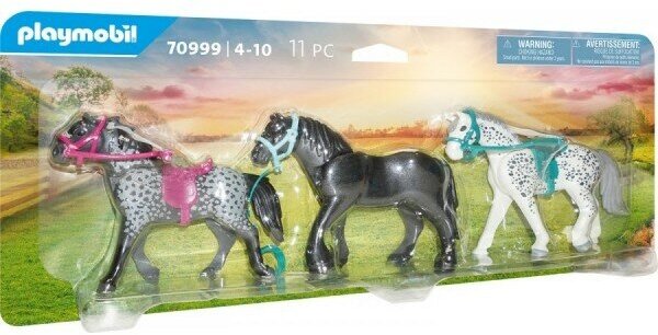 Конструктор Playmobil Лошадиное трио (Horse Trio), арт.70999