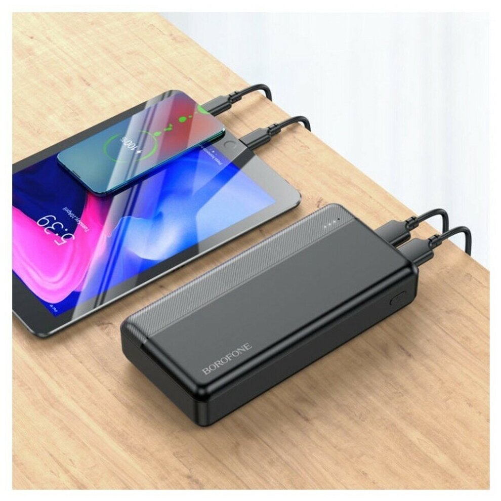 Внешний аккумулятор Borofone Power Bank BJ24A 20000mAh Black 6974443385137