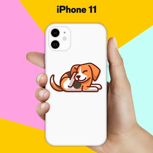 силиконовый чехол swag бигль на apple iphone 11 Силиконовый чехол Бигль на Apple iPhone 11