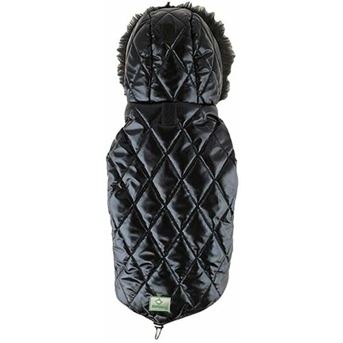Одежда для собак N1, черная куртка утепленная, на меховой подкладе, S, 1 шт. куртка demix куртка утепленная demix padded 126418 99 размер s черный