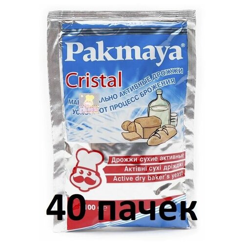 Дрожжи Пакмая Кристалл 100 г 40 шт