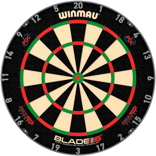 фото Мишень для игры в дартс winmau blade 6 triple core (профессиональный уровень)