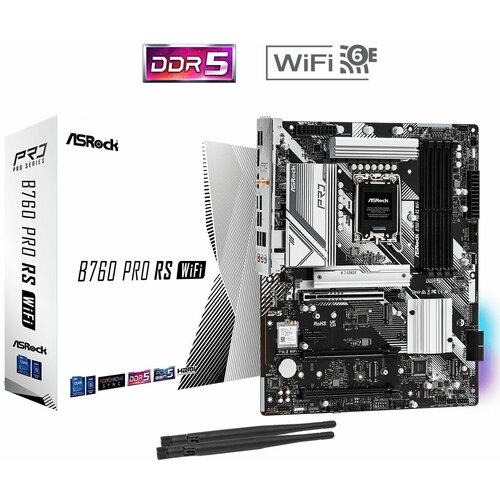 Материнская плата ASRock B760 PRO RS WIFI RTL 3309500₽