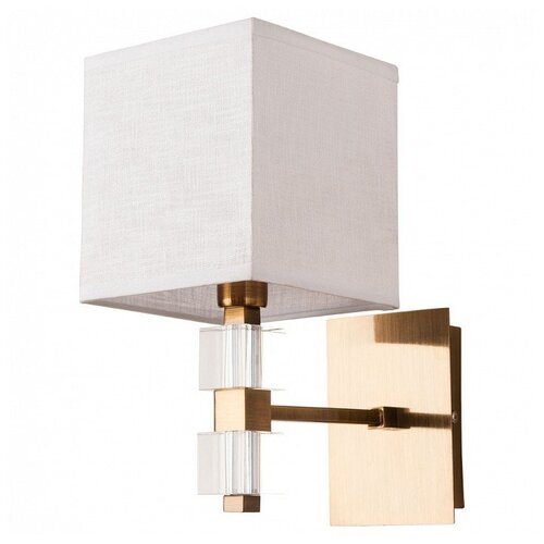 фото Бра arte lamp, 1х60w, медь, размеры (мм)-250x300x300, плафон - белый