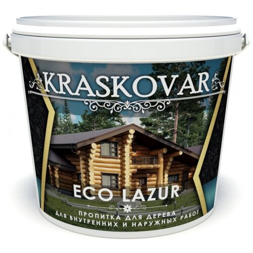 Kraskovar пропитка Eco Lazur, 2 л, орех