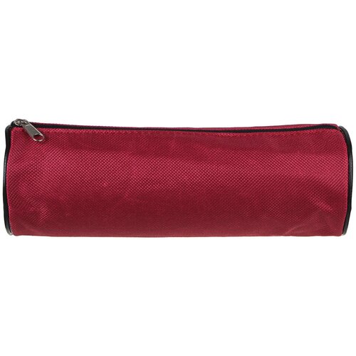 Пенал мягкий круглый, 21х7х7см, полиэстер, с антисминаемым вкладышем, 4 цвета