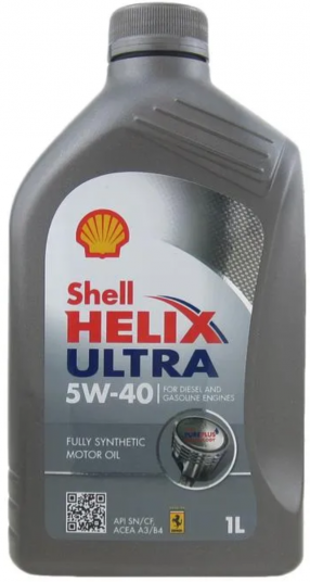 Синтетическое моторное масло SHELL Helix Ultra 5W-40, 1 л