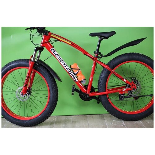 Велосипед фэтбайк красный ELEMENTO RICH 26 1834100₽