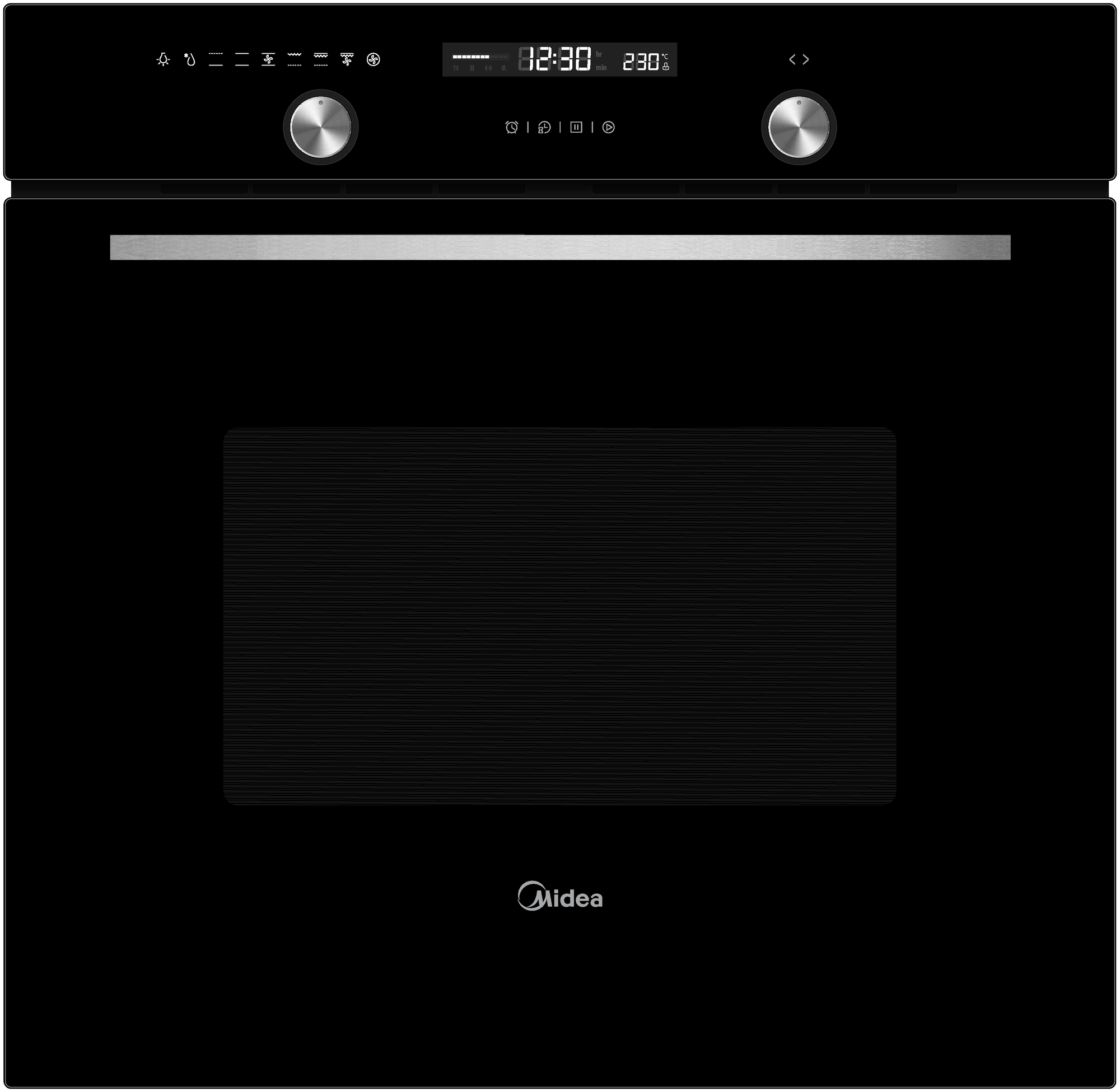 Электрический духовой шкаф Midea MO78101CGB, черный