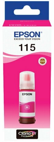 Чернила EPSON 115 (C13T07D34A) для СНПЧ L8160/L8180, пурпурные, объем 70 мл, оригинальные