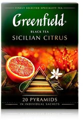 Чай черный Greenfield Sicilian Citrus в пирамидках, 20 пак., 