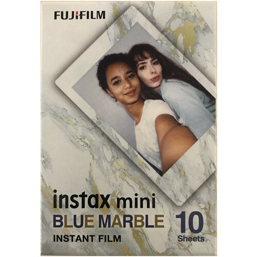 Картридж для фотоаппарата Fujifilm Colorfilm Instax Mini. Дизайнерская серия Blue Marble. 2024г.