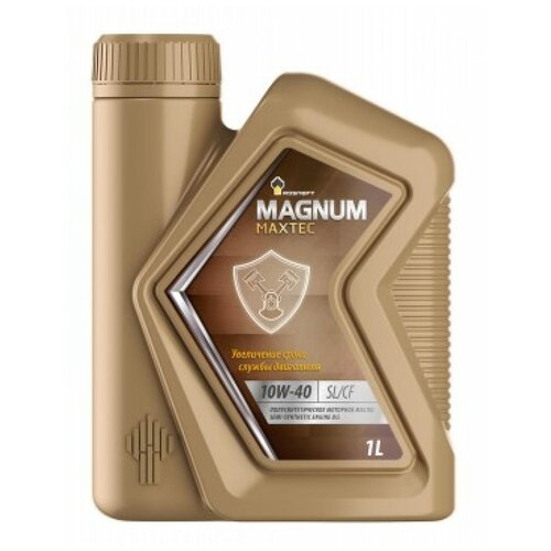 Полусинтетическое моторное масло Роснефть Magnum Maxtec 10W-40, 1 л