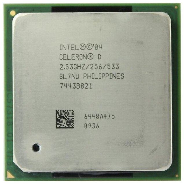 Intel Celeron D 325 LGA775 2,53 ГГц SL7TL процессор OEM поставка без кулера