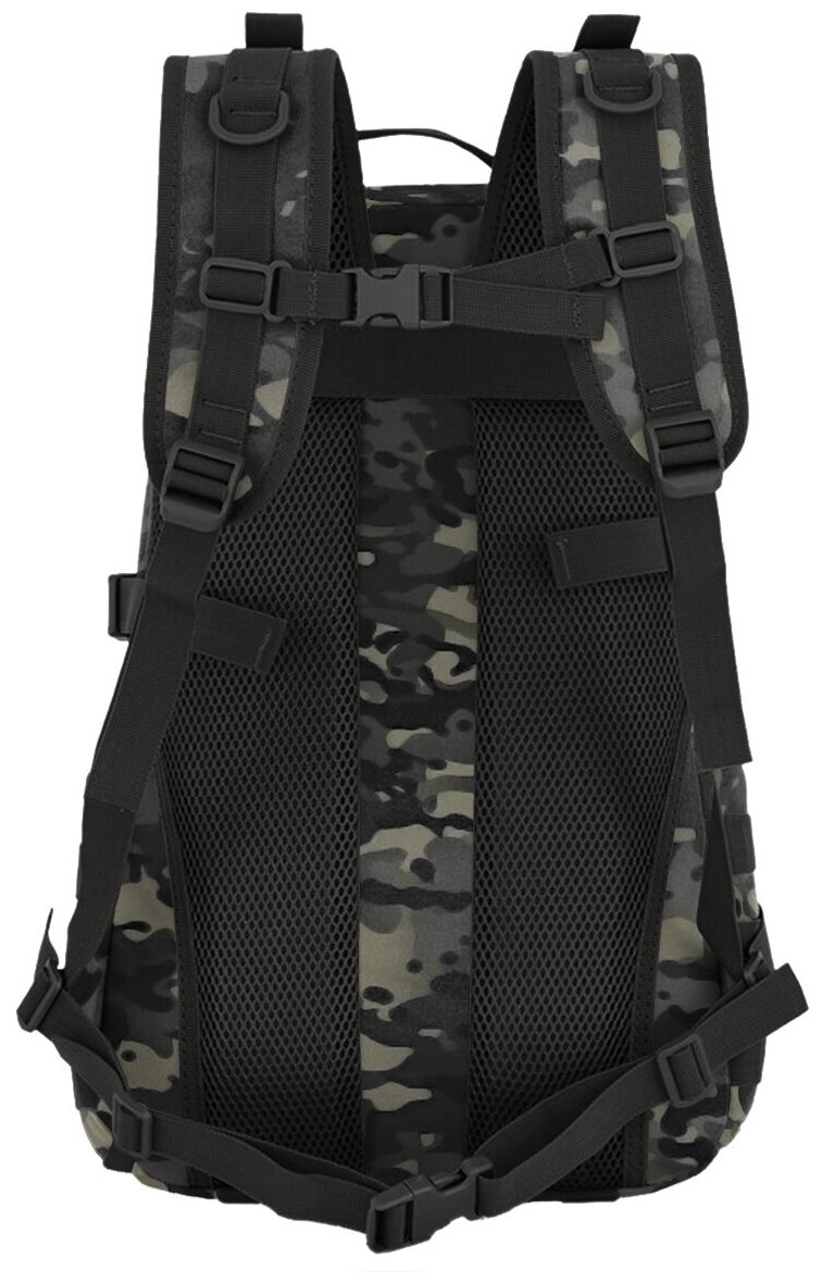 Рюкзак мужской тактический Snoburg SN028 черный камуфляж