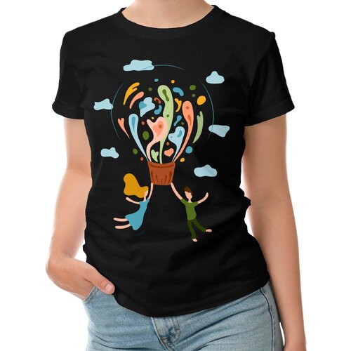 фото Футболка roly, размер s, черный