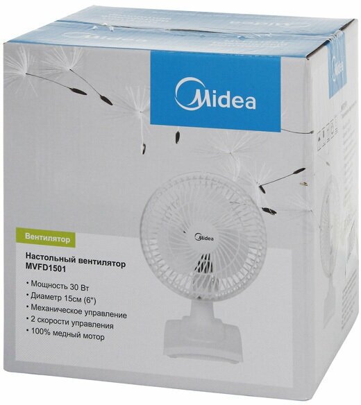 Вентилятор настольный Midea - фото №4