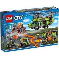 Конструктор LEGO City 60125 Грузовой вертолет исследователей вулканов