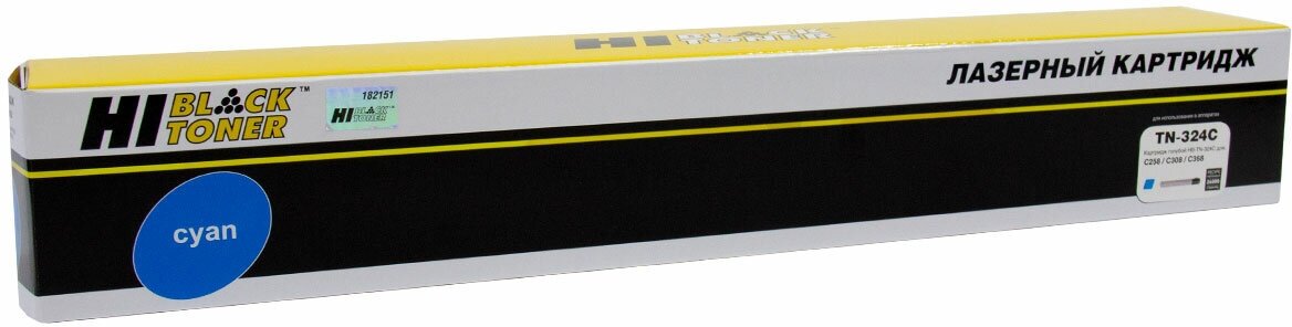 Тонер-картридж Hi-Black (HB-TN-324C) для Konica-Minolta bizhub C258/C308/C368, C, 26К