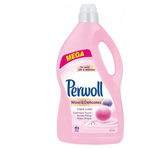 Жидкое средство Perwoll для стирки белья,Уход за шерстью и нежными тканями, 4 л