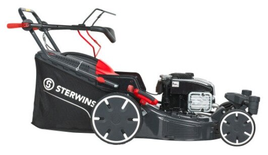 Газонокосилка бензиновая самоходная Sterwins PRO Briggs&Stratton 3.2 л.с 46 см - фотография № 5