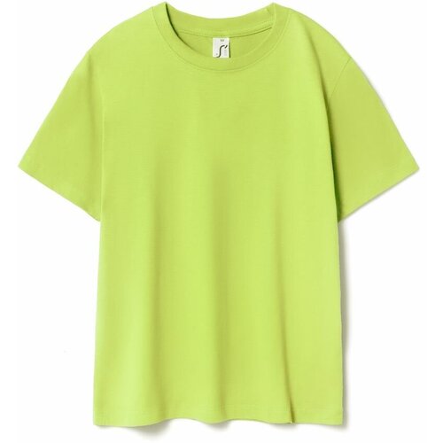 Футболка Sol's, размер 8 лет, зеленый футболка детская с длинным рукавом matelot lsl kids белая с темно синим на рост 118 128 см 8 лет