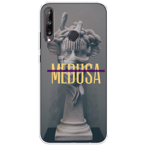 Силиконовый чехол на Honor 9C / Хонор 9С Medusa силиконовый чехол на honor 9c хонор 9с розовые пионы