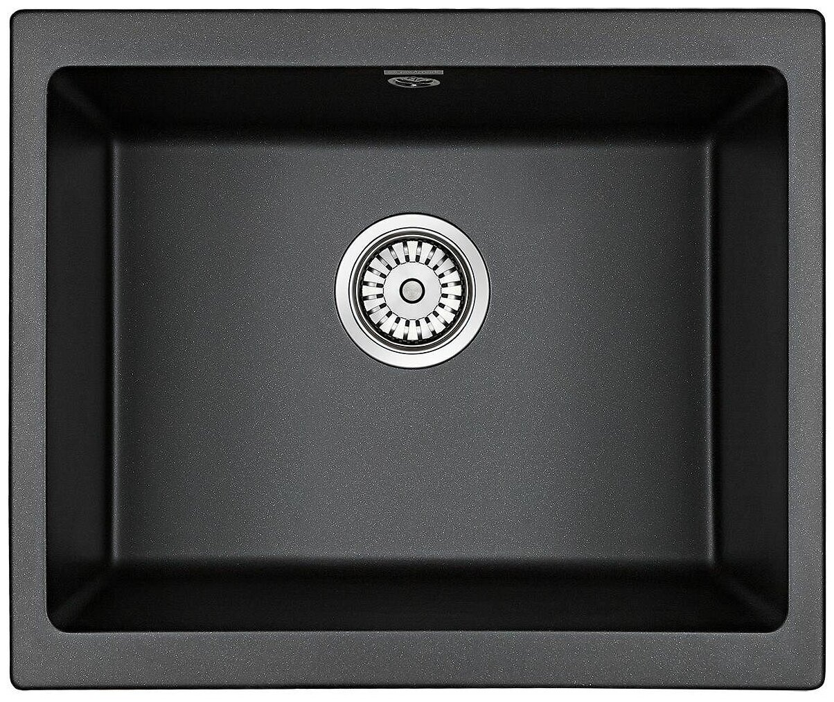 Мойка кухонная Paulmark GERA PM205546-BL черный подст. мон.