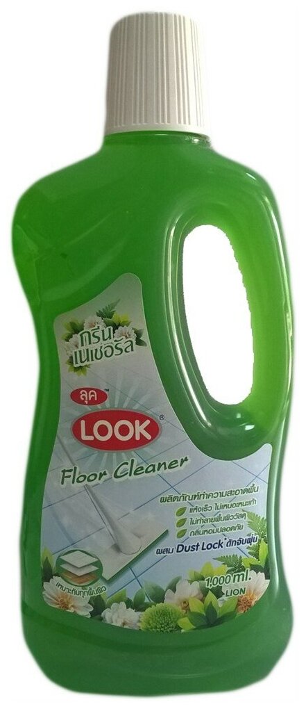 Средство для мытья пола Пыль на замок Lion Look Floor Cleaner, Луговые цветы 1000 мл
