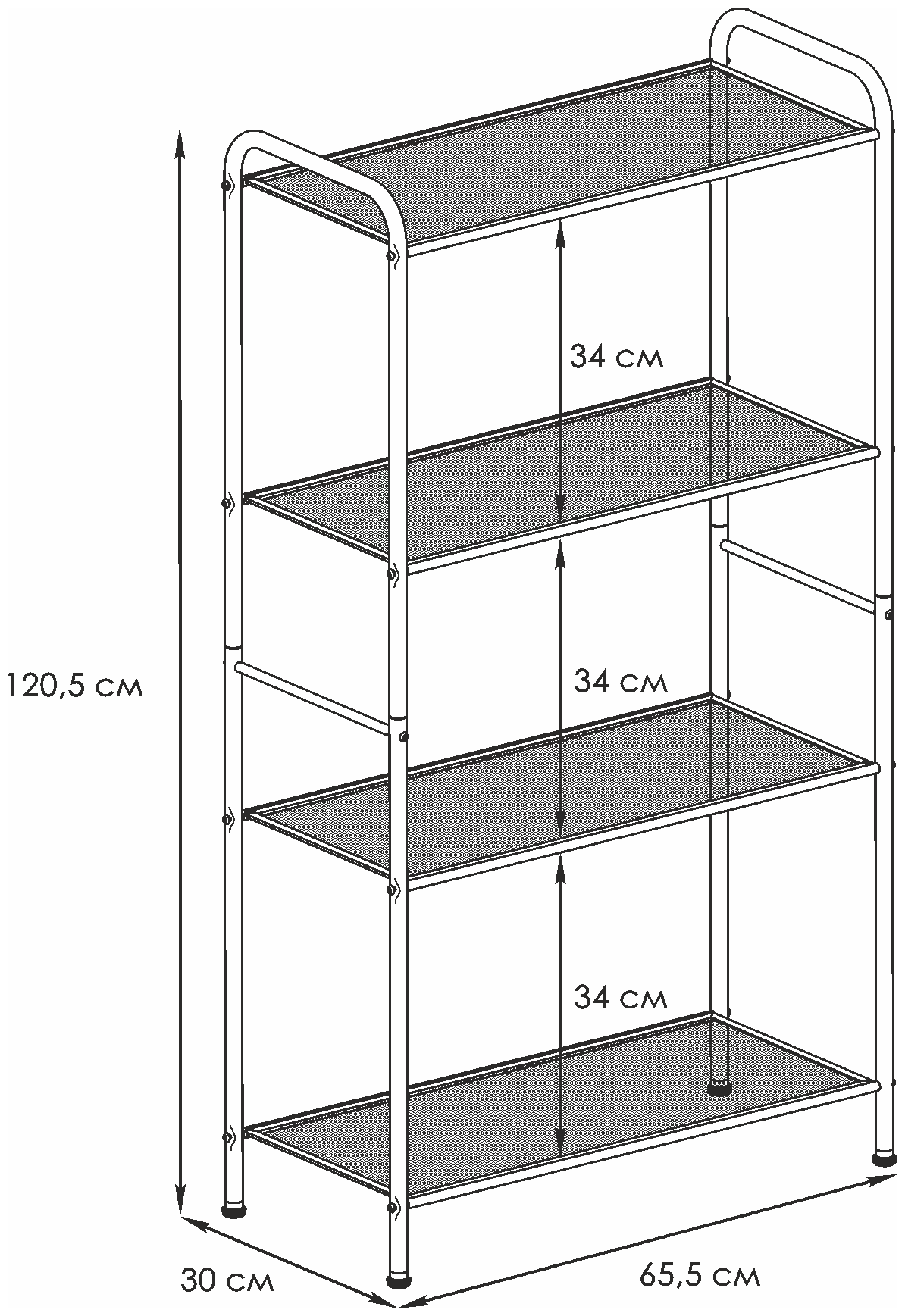 ЗМИ Стеллаж "Валенсия 24" (valencia 24 Shelf rack) СТВ24 Черный . - фотография № 2