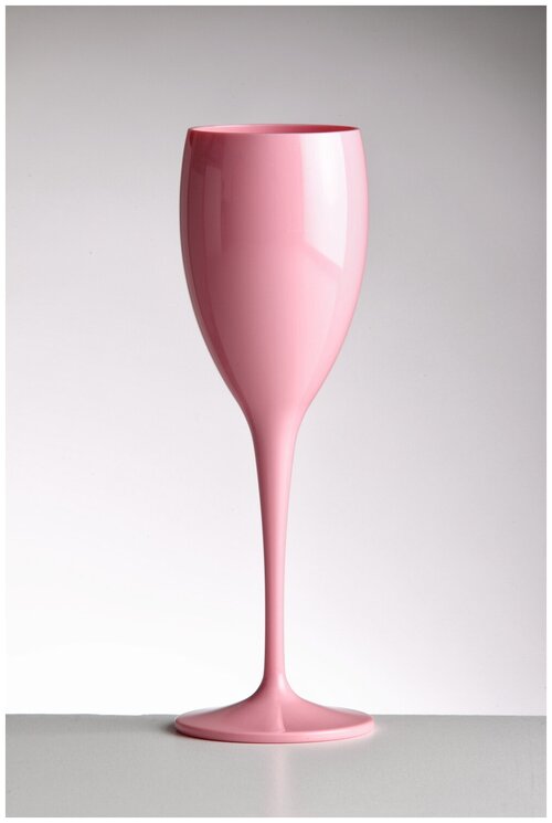 Бокал для шампанского розовый