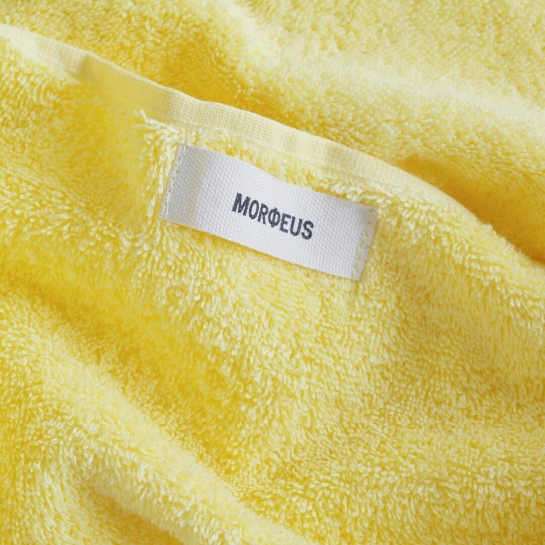 Полотенце махровое MORФEUS - Желтый - 50x90 - фотография № 3